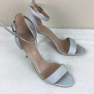 ENZO ANGIOLINI | Light Blue Holographic Heels